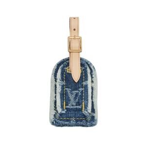 Louis Vuitton LV Blue Monogram Denim Luggage Tag